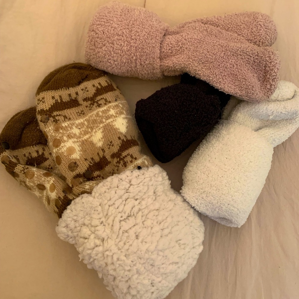 Large women’s cozy socks bundle (4 pairs)